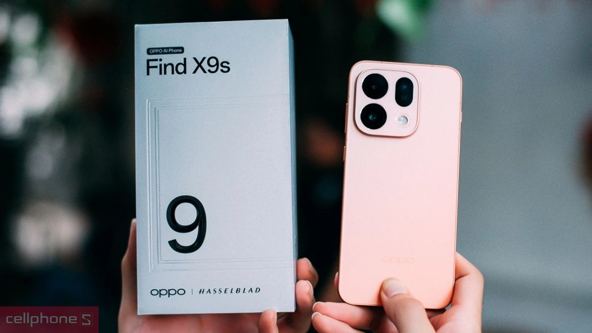 Ưu đãi mua OPPO Find X9s chính hãng hấp dẫn tại CellphoneS