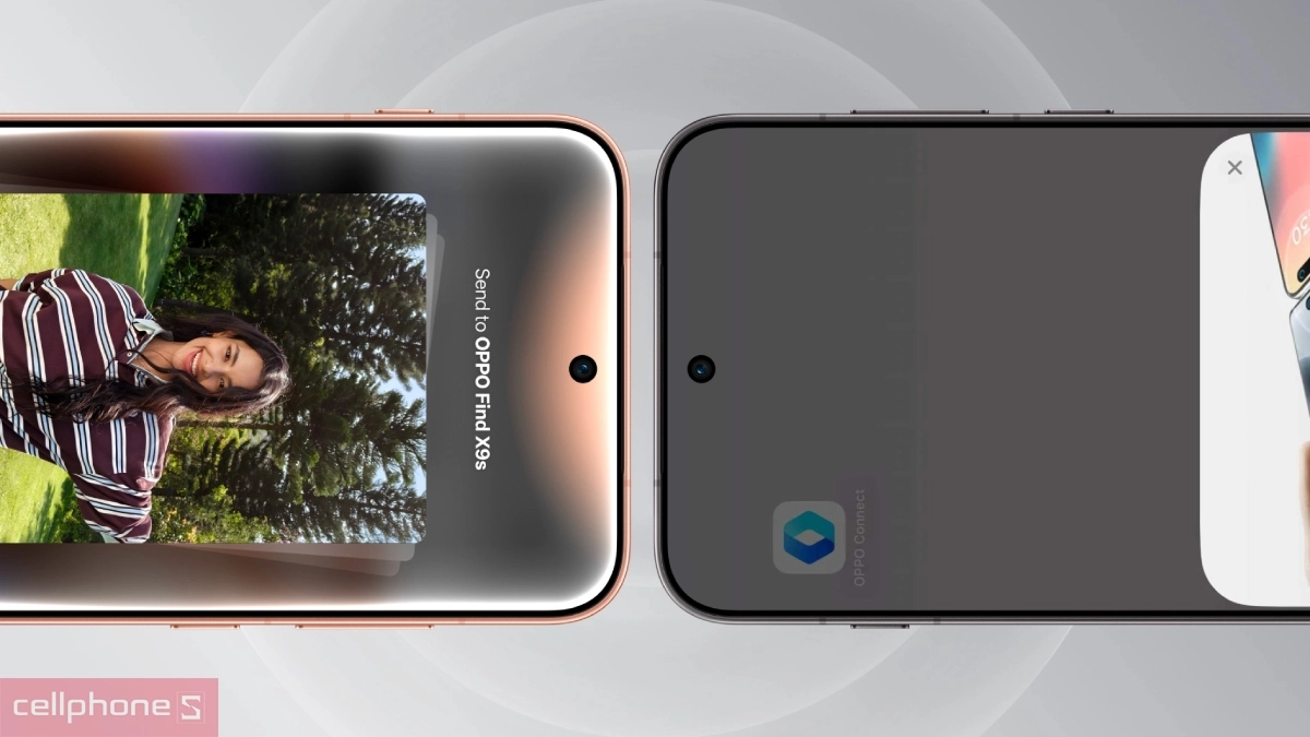 Kết nối chia sẻ dữ liệu trên OPPO Find X9s nhanh chóng và đồng bộ