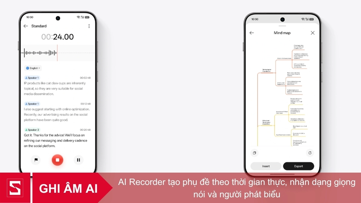 Find X9 có tích hợp tính năng thông minh ghi âm AI giúp ghi lại & tóm tắt trong tích tắc