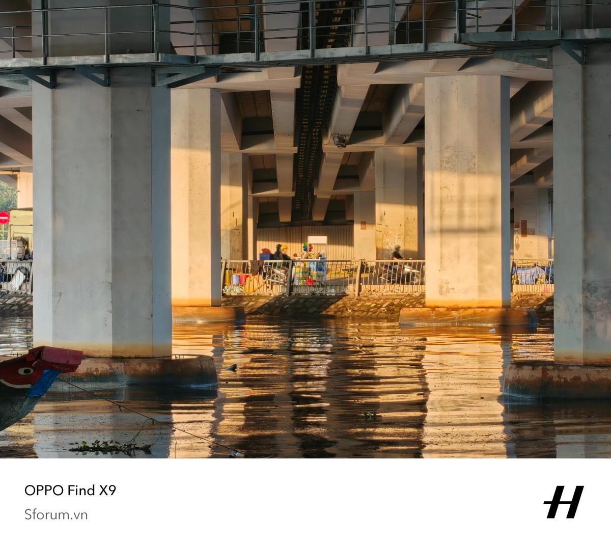 Ảnh chụp dưới chân cầu Thủ Thiêm 2 sắc nét từ camera chính của OPPO Find X9