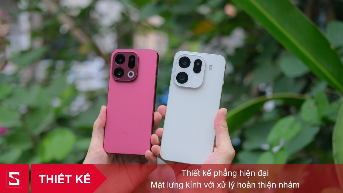 OPPO Find X9 sở hữu thiết kế khung viền hợp kim nhôm, mặt lưng bằng kính cường lực Panda, mang đến cảm giác cao cấp và chắc chắn