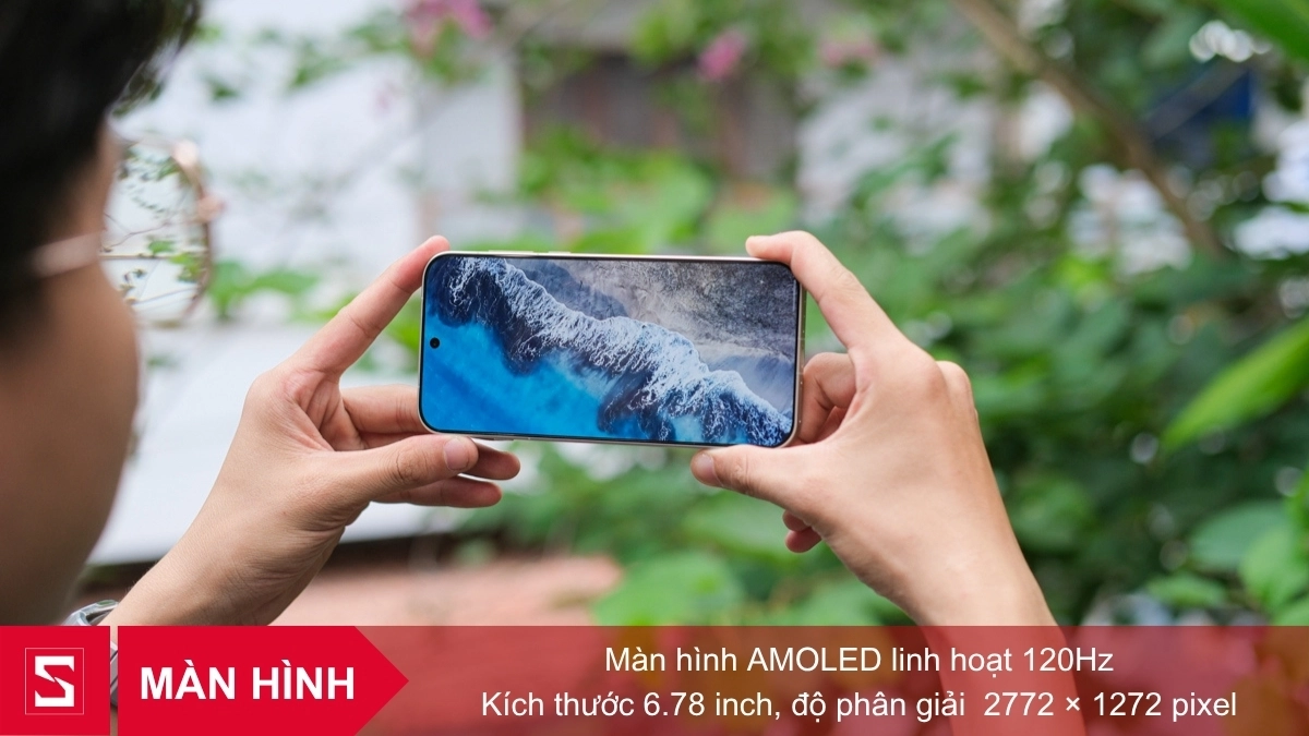 OPPO Find X9 Pro màn hình AMOLED 6.78 inch, tần số quét 120Hz, độ sáng tối đa 1800 nits, đảm bảo hiển thị mượt mà và rõ ràng
