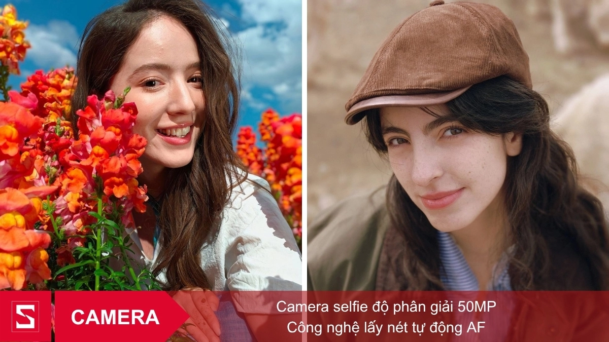 Camera selfie 50MP tích hợp AI trên OPPO Find X9 Ultra cho ảnh chụp sắc nét và hỗ trợ làm đẹp tự nhiên