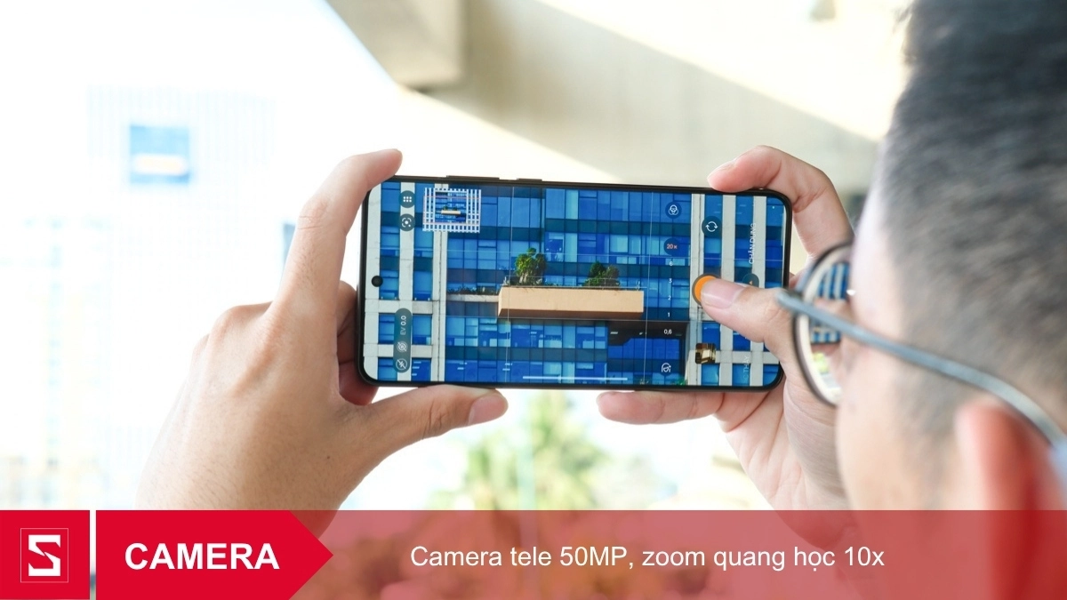 Camera tele 50MP của OPPO Find X9 Ultra có khả năng zoom quang học 10x đến 20x