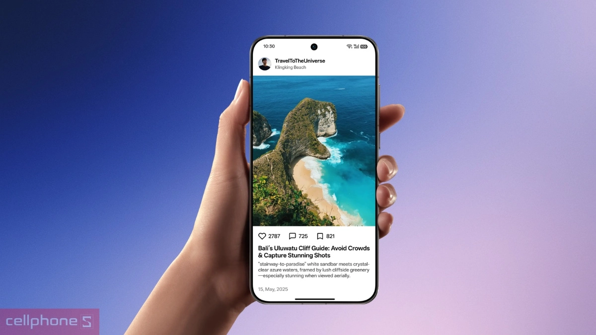 Trải nghiệm giao diện ColorOS 16 trên OPPO Find X9s mượt mà với công nghệ Luminous Rendering Engine