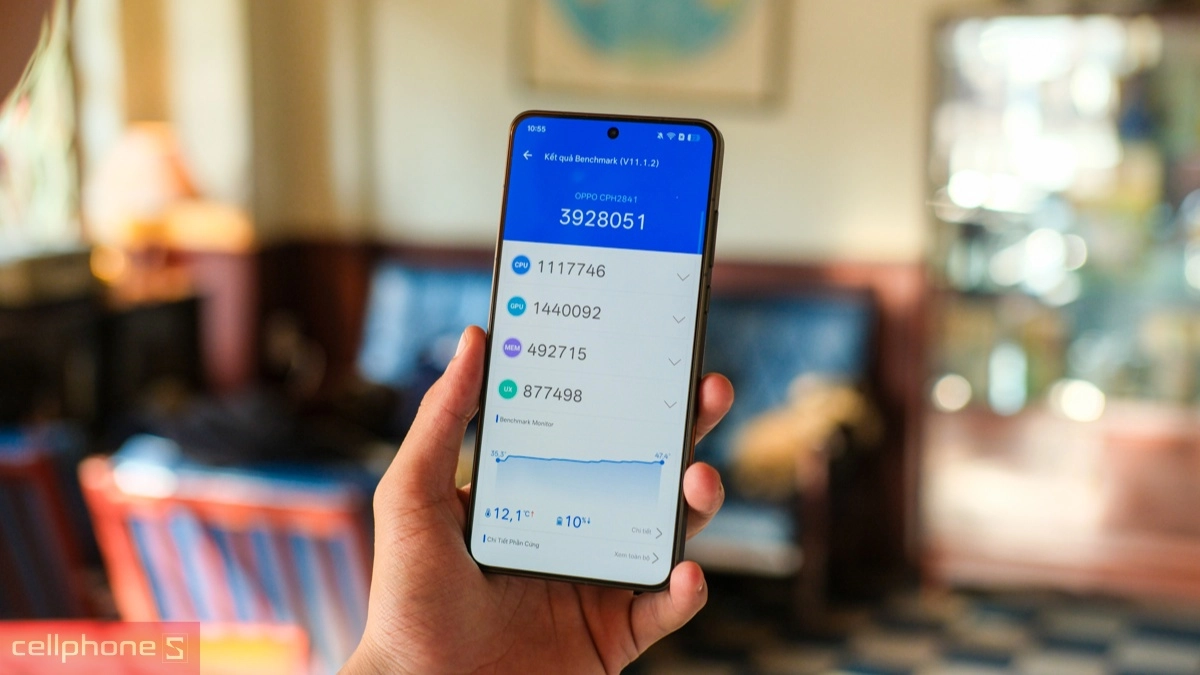OPPO Find X9 Ultra thể hiện điểm số hiệu năng thực tế