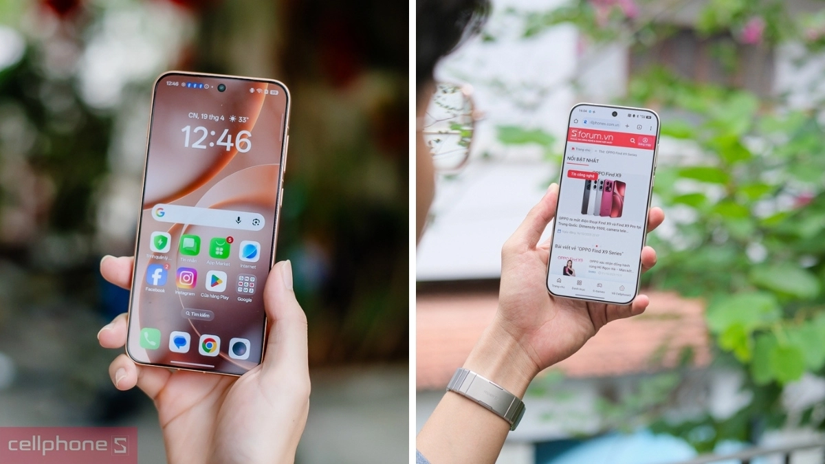 OPPO Find X9s có màn hình tương đồng với OPPO Find X9