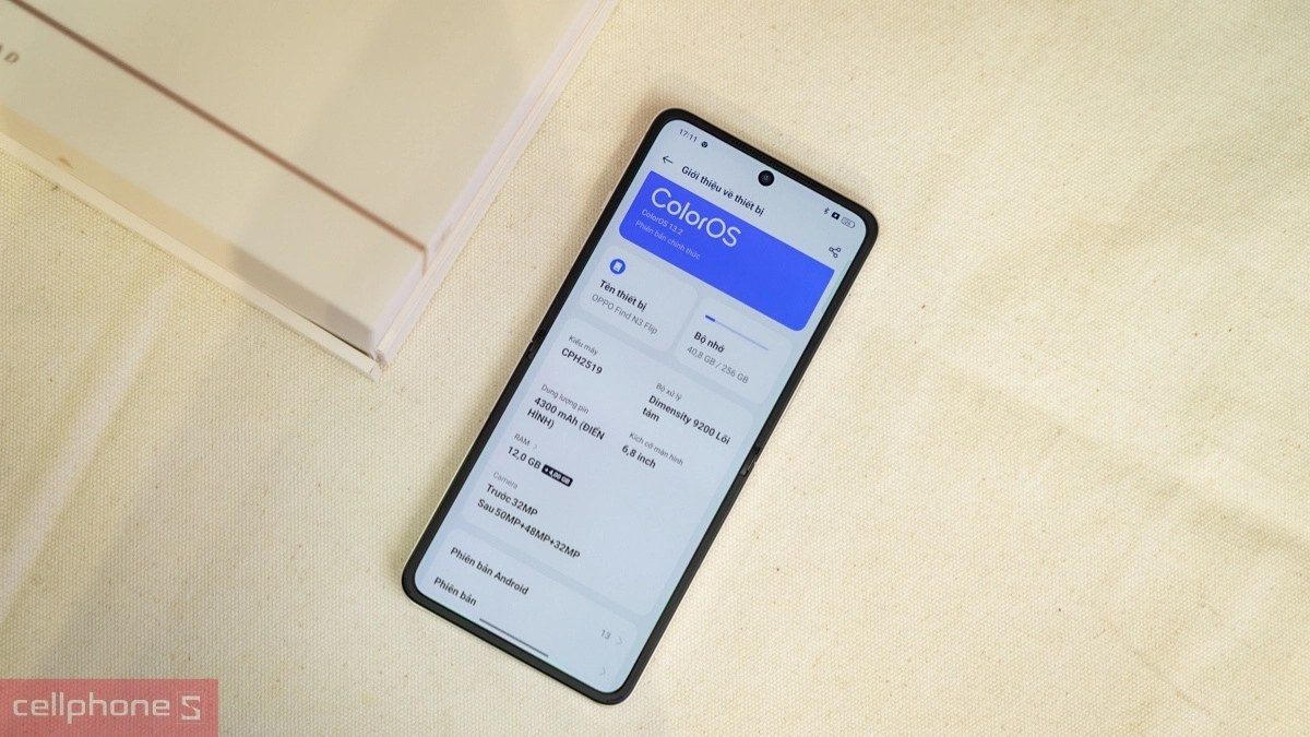 Hiệu năng OPPO Find N3 Flip
