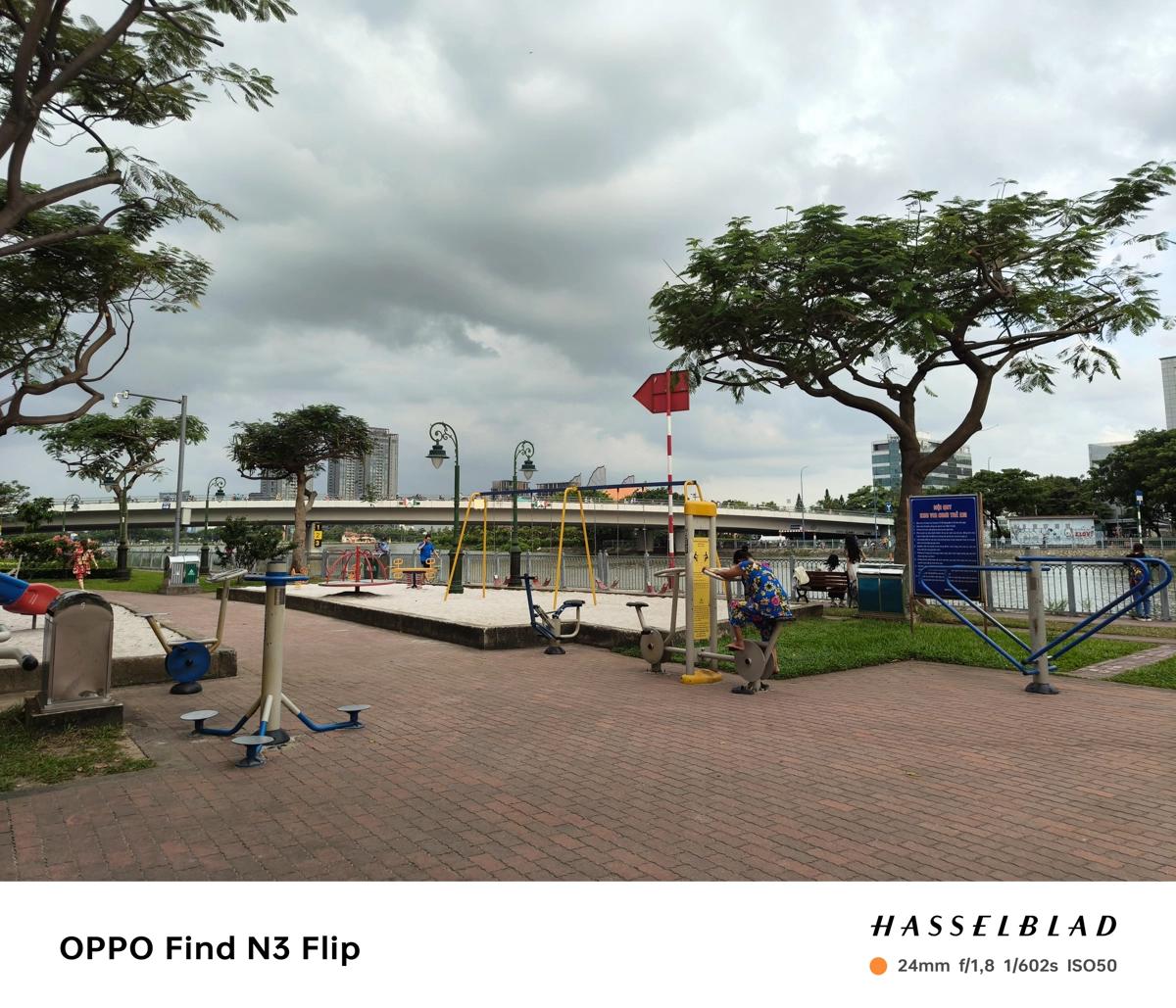 Hình chụp thực tế bằng camera OPPO Find N3 Flip