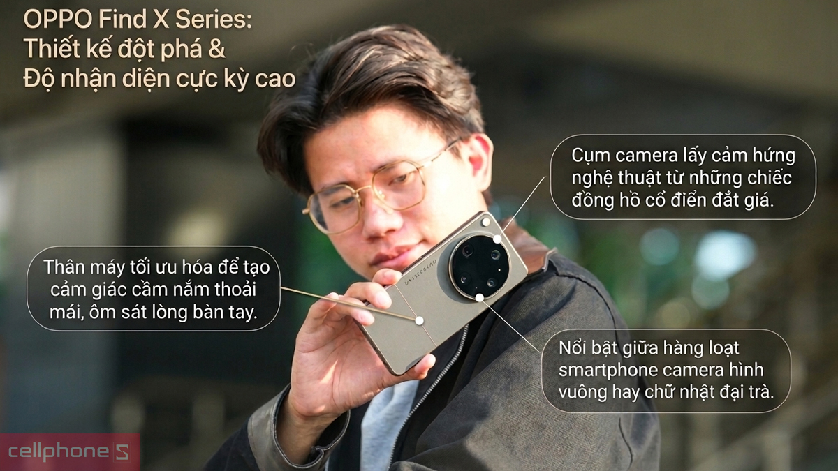 OPPO Find X gây ấn tượng với thiết kế độc bản hiện đại