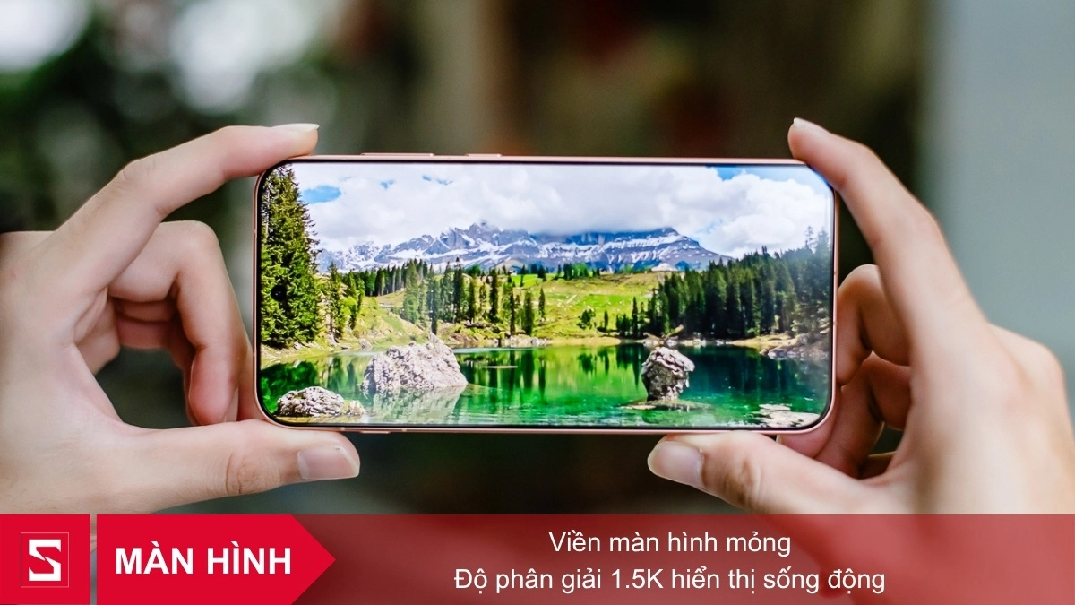 Màn hình OPPO Find X9s viền siêu mỏng độ phân giải 1.5K hiển thị hình ảnh sắc nét đến từng chi tiết