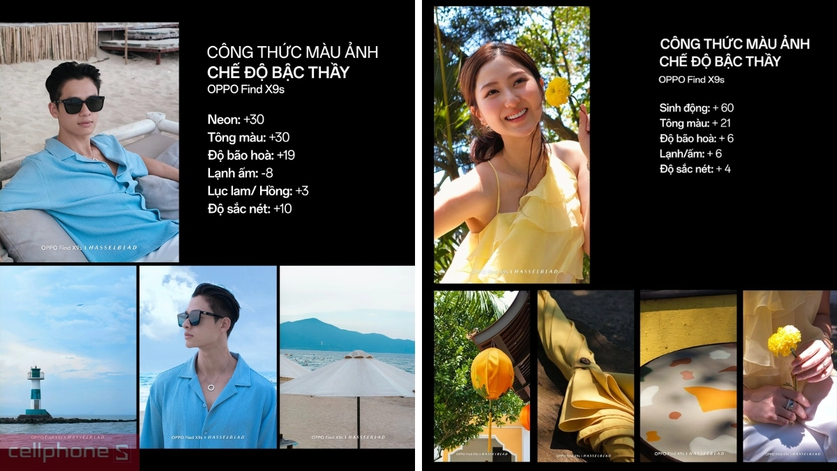 Công thức màu chụp hình đẹp tươi sáng và trẻ trung