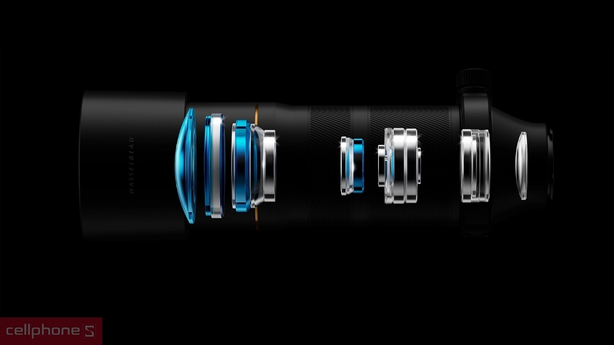 OPPO Find X9 Ultra được trang bị thêm ống kính tele rời chuyên dụng với hệ thống 16 thấu kính thủy tinh