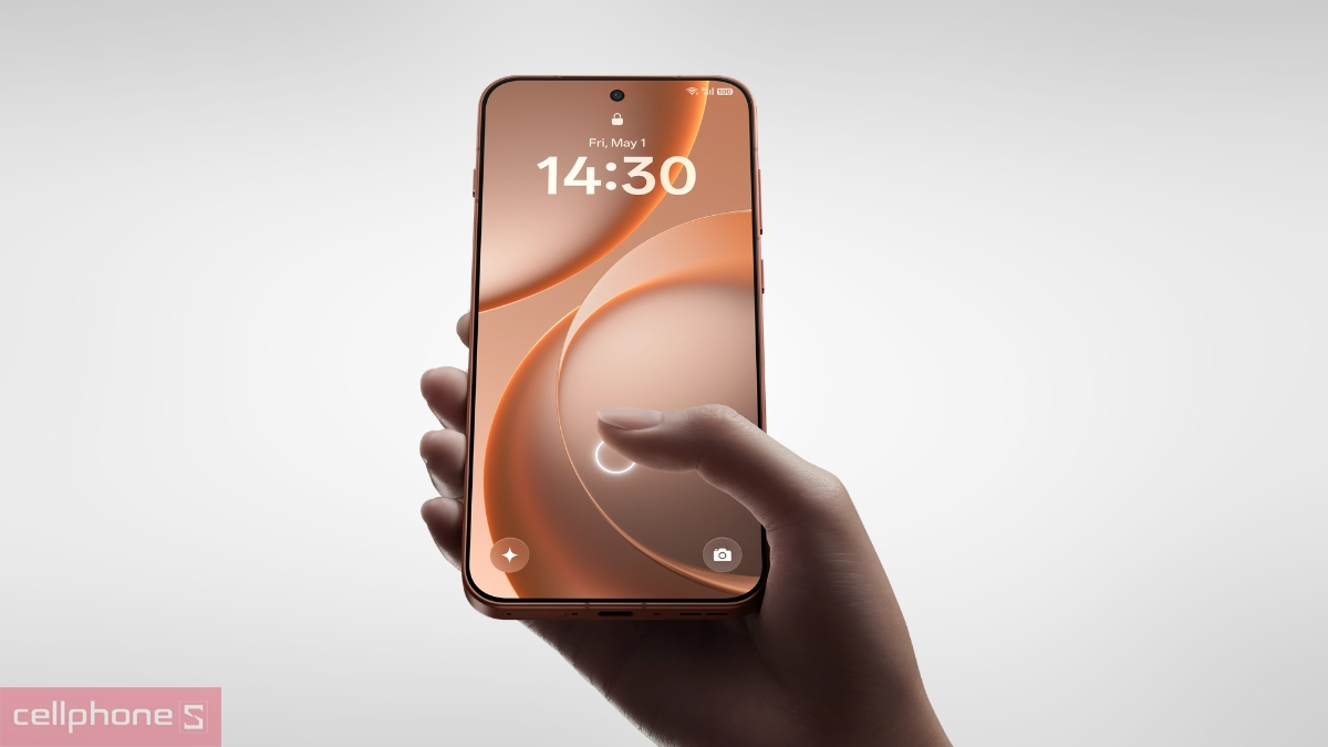 Trải nghiệm cầm nắm OPPO Find X9s bằng một tay với màn hình Compact Flagship 6.59 inch viền siêu mỏng