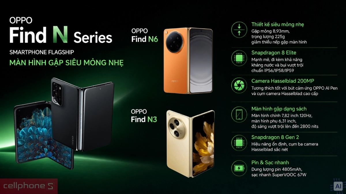 Dòng điện thoại OPPO Find N Series