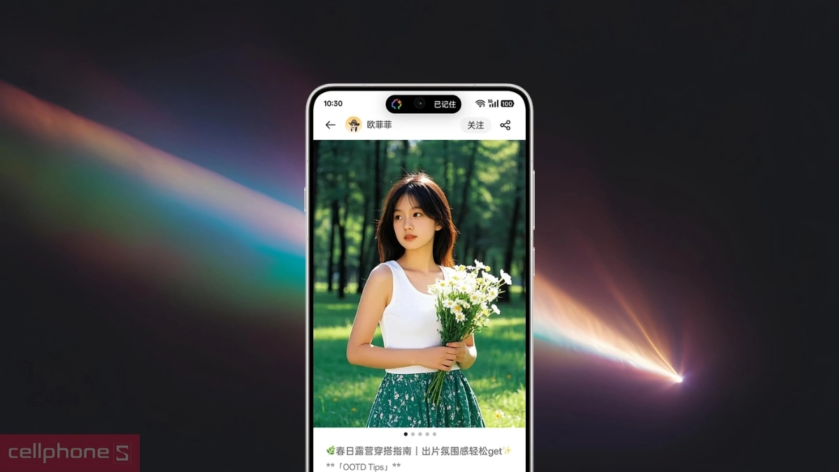Chụp ảnh chân dung ngoài trời sắc nét bằng AI trên OPPO Find X9 Ultra