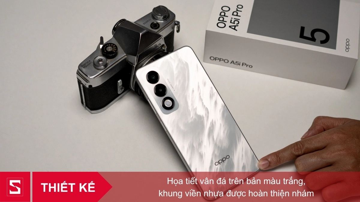 Thiết kế OPPO A5i Pro