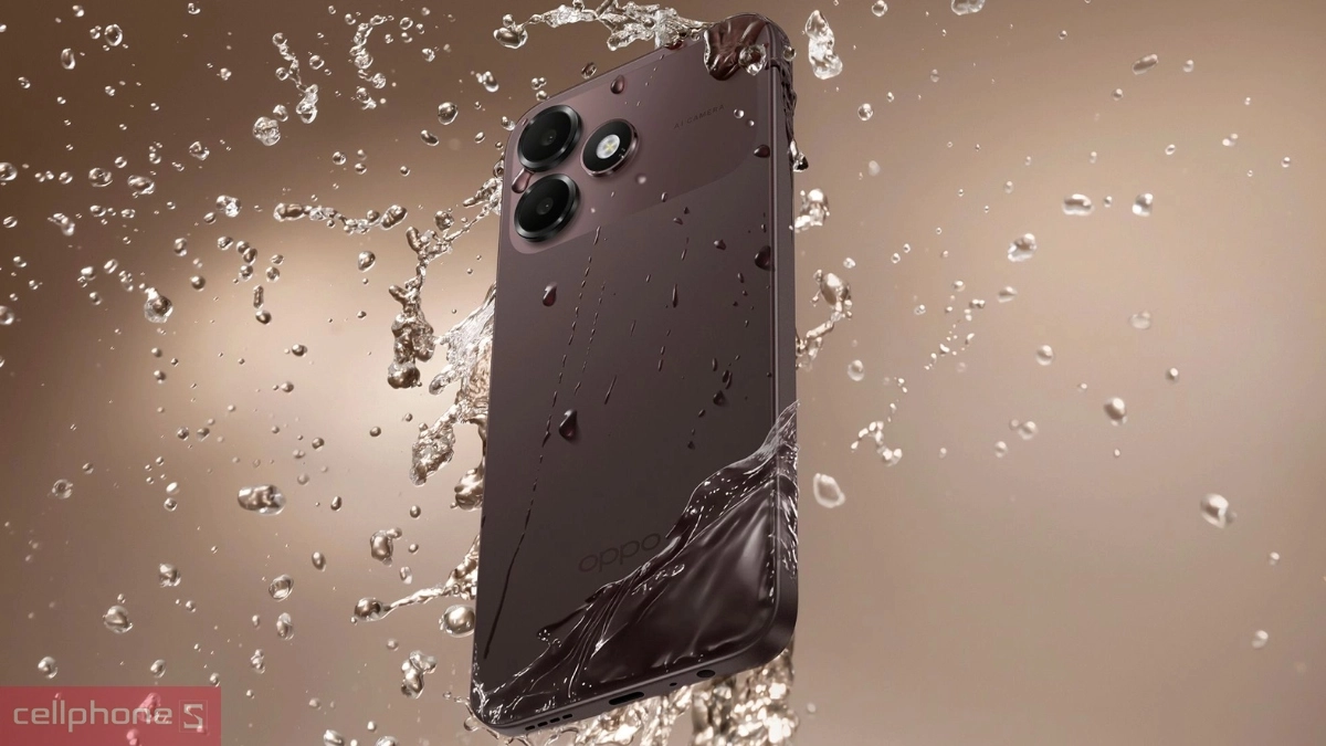 OPPO A6c 4GB 128GB camera sau ống kính chính 13MP (f/2.2)