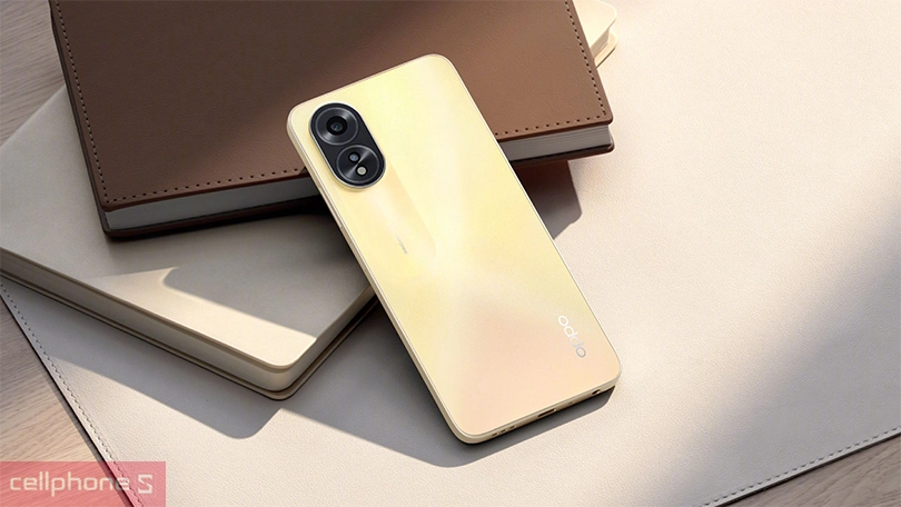 OPPO A38 có thiết kế sang trọng, hiện đại