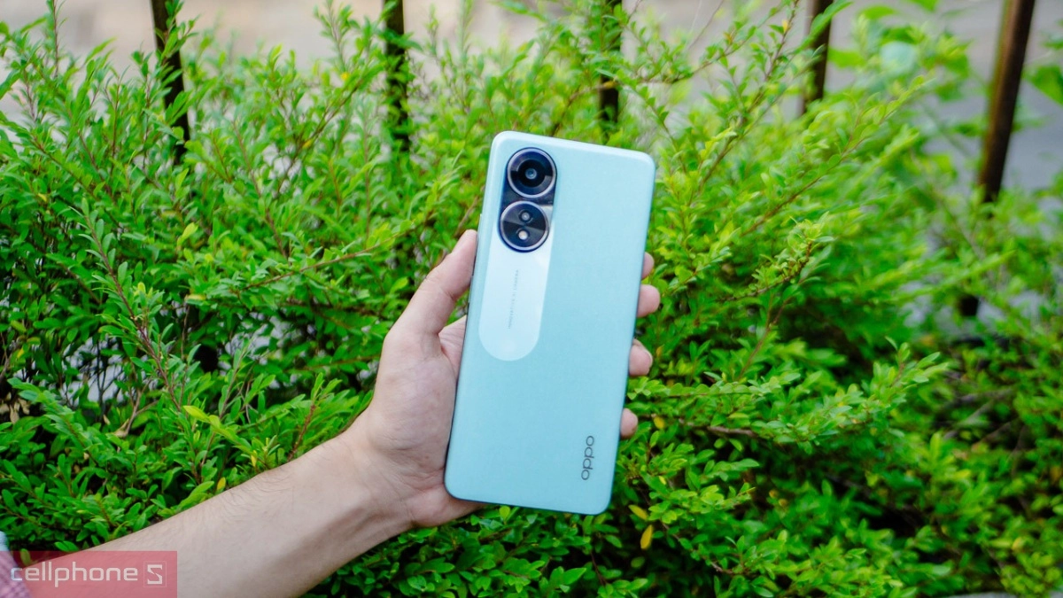 OPPO A58 có hệ thống camera kép với ống kính chính 50MP
