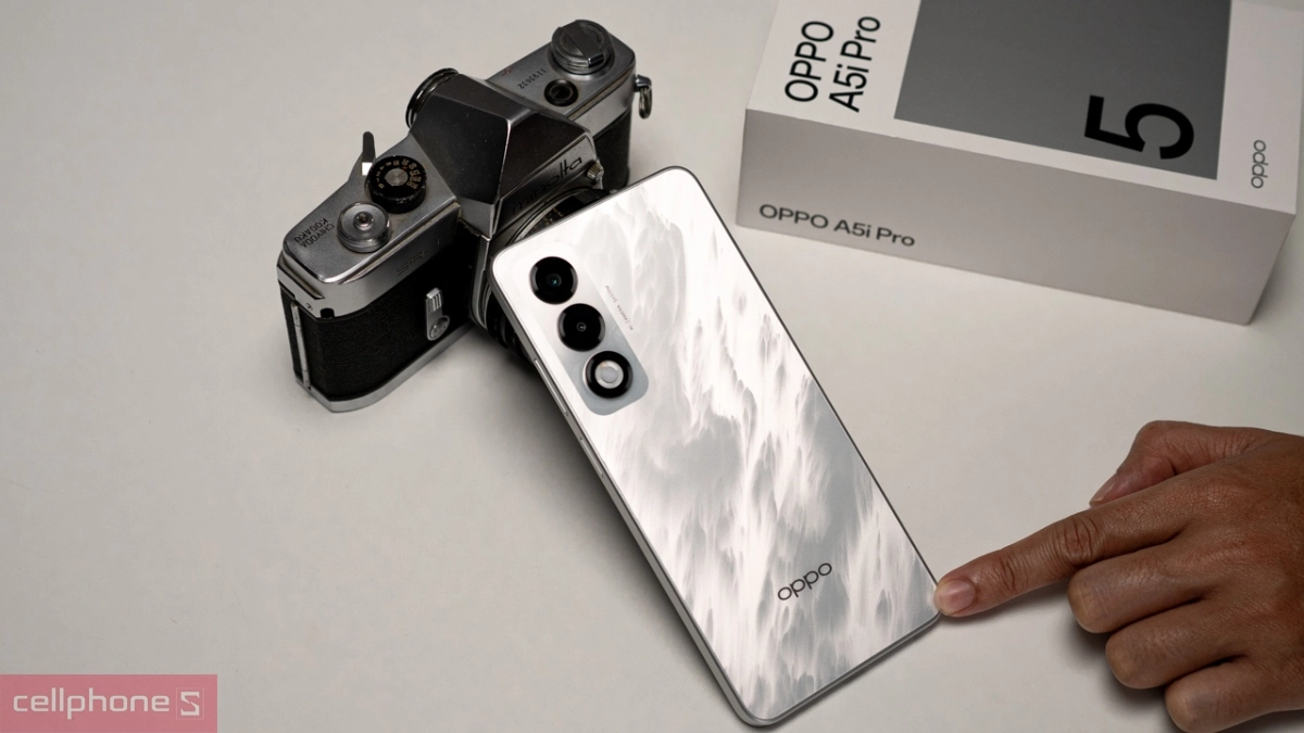 Chế độ chụp chân dung tạo chiều sâu tự nhiên trên OPPO A5i Pro