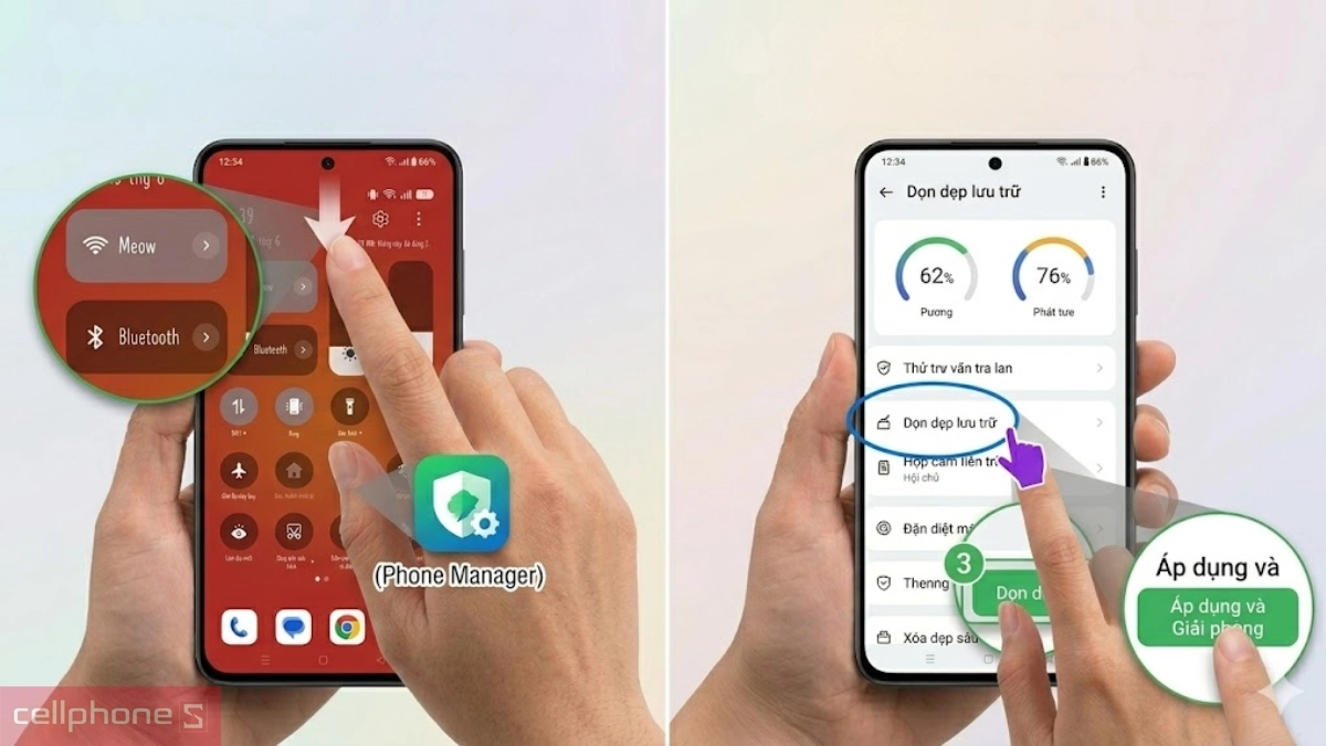 Cách dọn dẹp bộ nhớ đệm trên OPPO A6 Pro