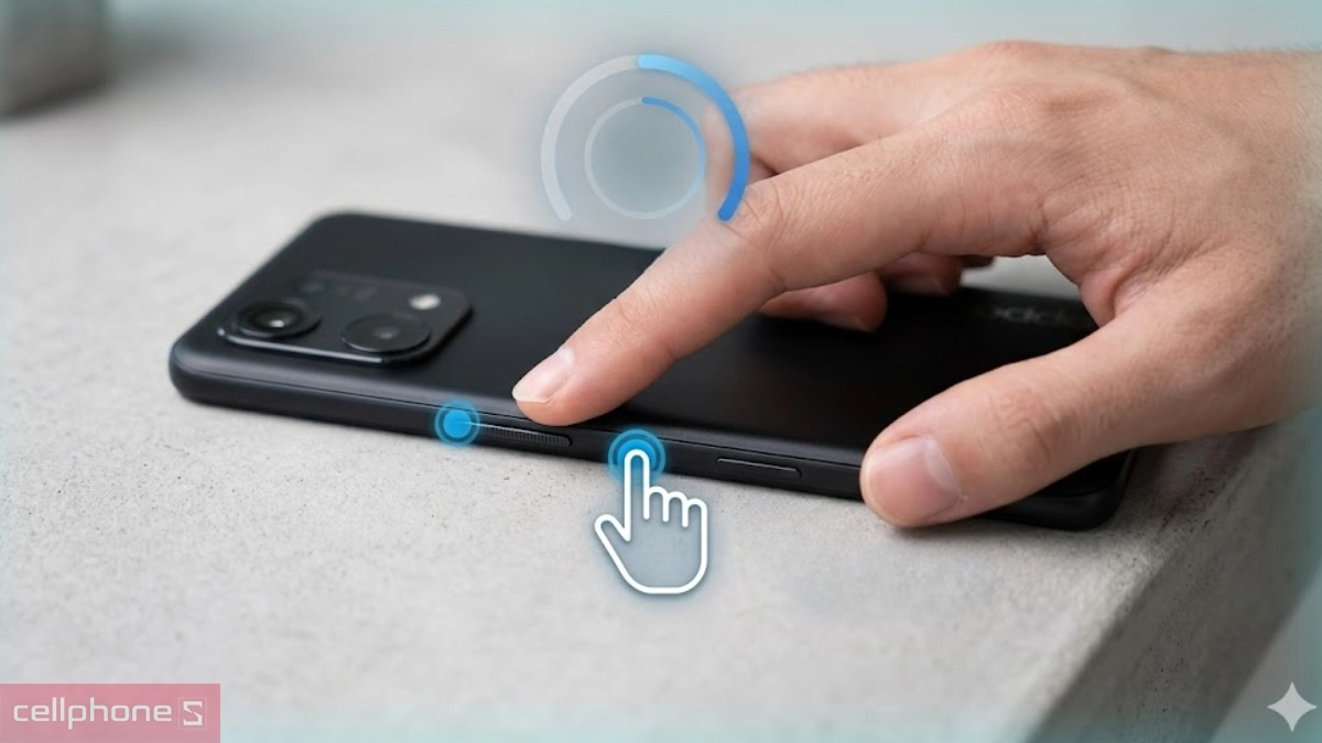 Cách bấm tổ hợp phím cứng trên OPPO A6 Pro
