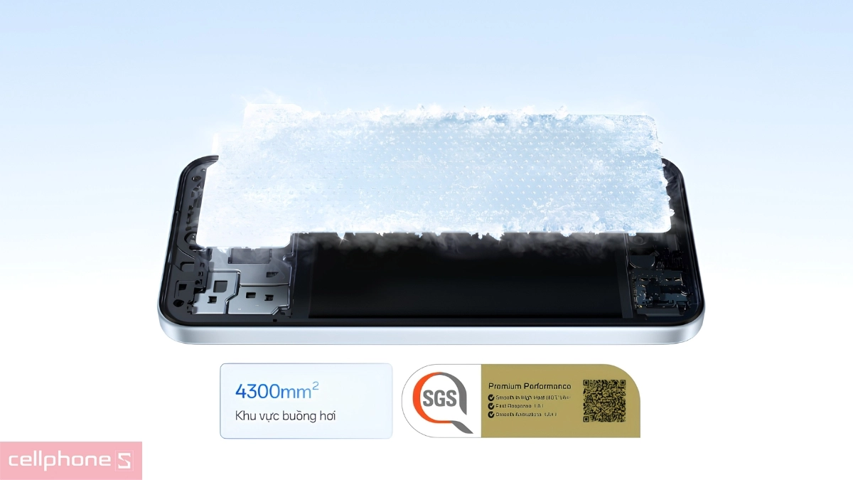 OPPO A7 Pro 5G dùng chip Dimensity 6360 MAX cùng hệ thống tản nhiệt