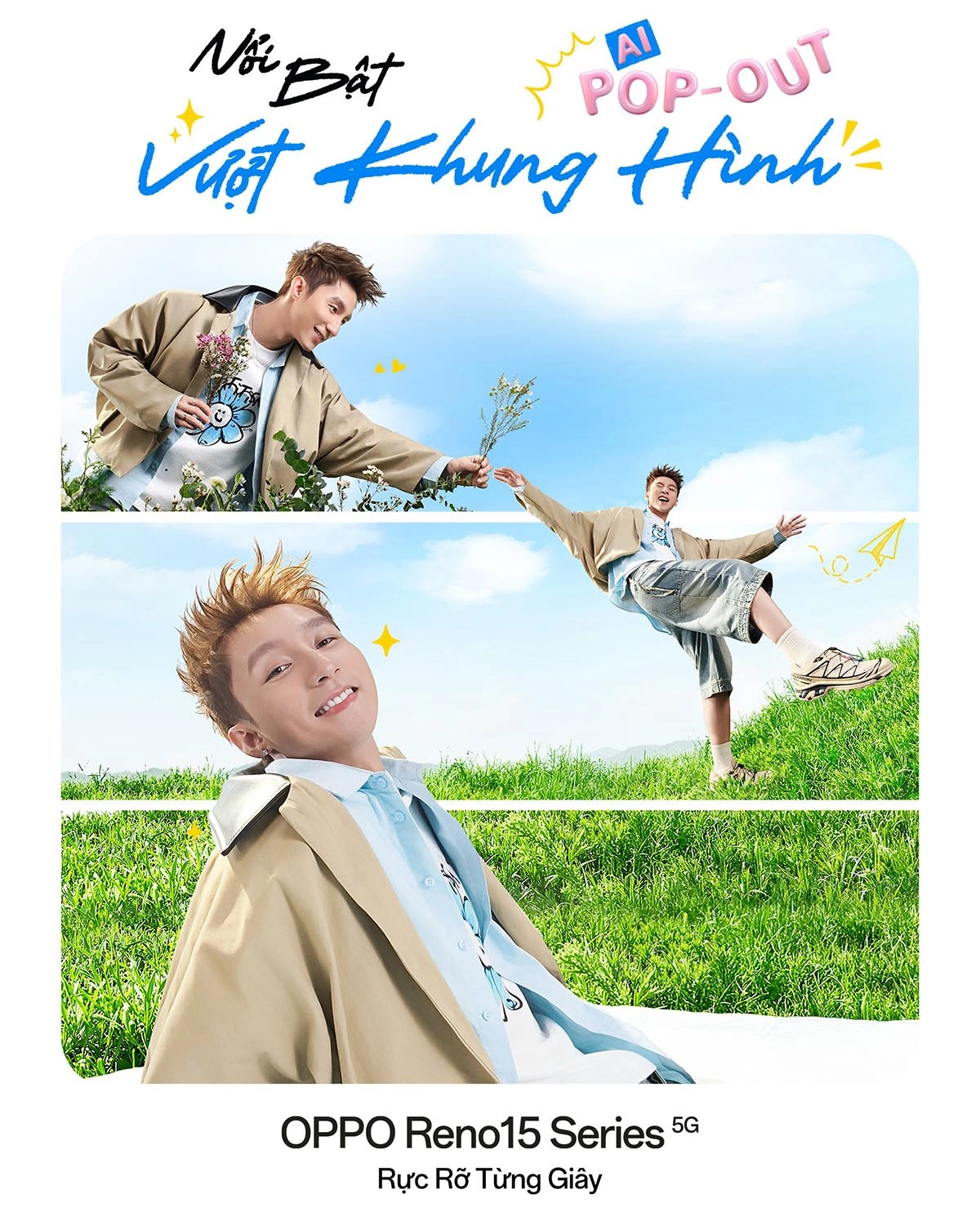 OPPO Reno 15 tích hợp tính năng AI Popout xử lý hình ảnh dựa trên trí tuệ nhân tạo