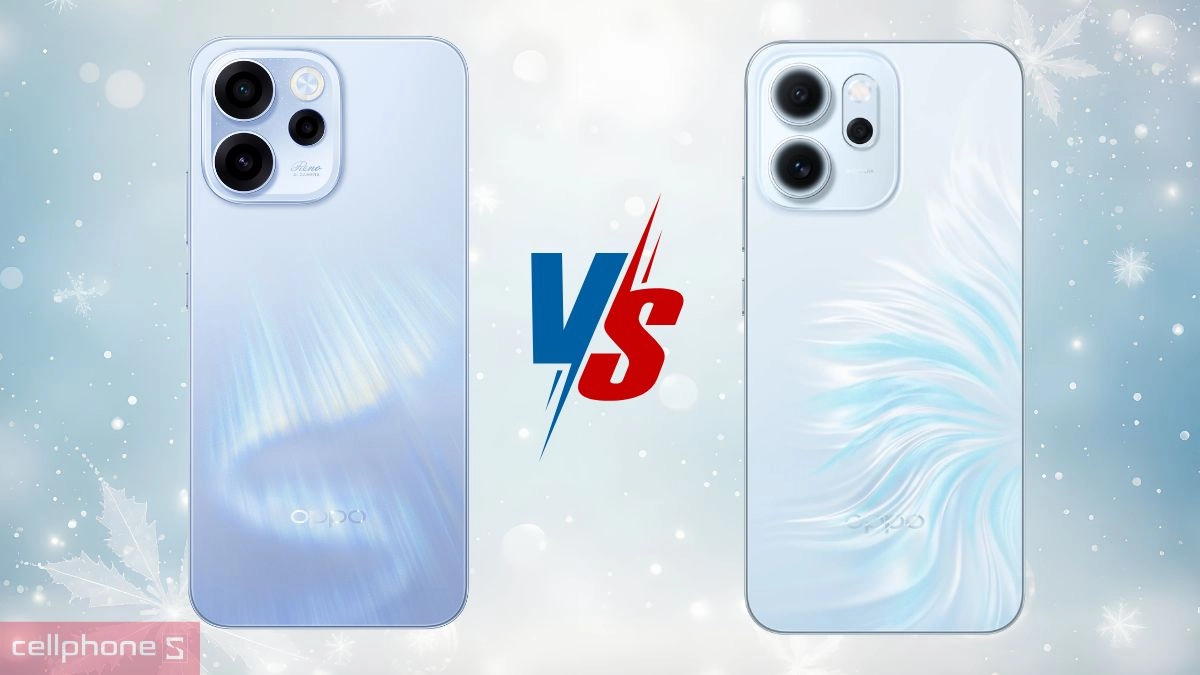 OPPO Reno15 F với OPPO Reno14 F thu hút với thiết kế đường nét thanh lịch