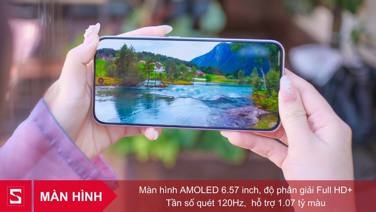 Màn hình lớn 120Hz với trải nghiệm siêu mượt