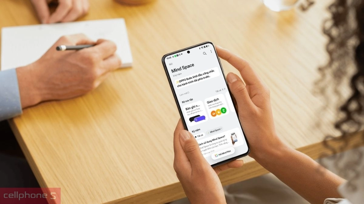 Điện thoại OPPO Reno 16 F hỗ trợ tự động xử lý và quản lý hóa đơn bằng AI nhanh chóng