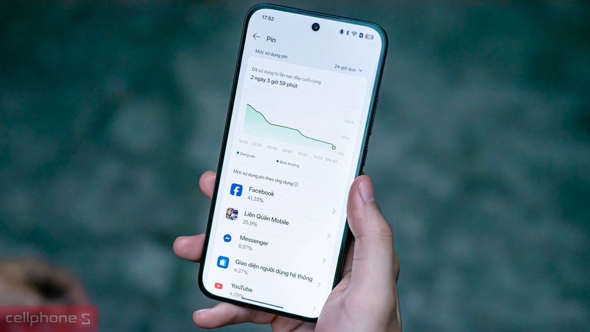 OPPO Reno14 5G sở hữu pin 6000mAh cùng sạc nhanh SUPERVOOC 80W
