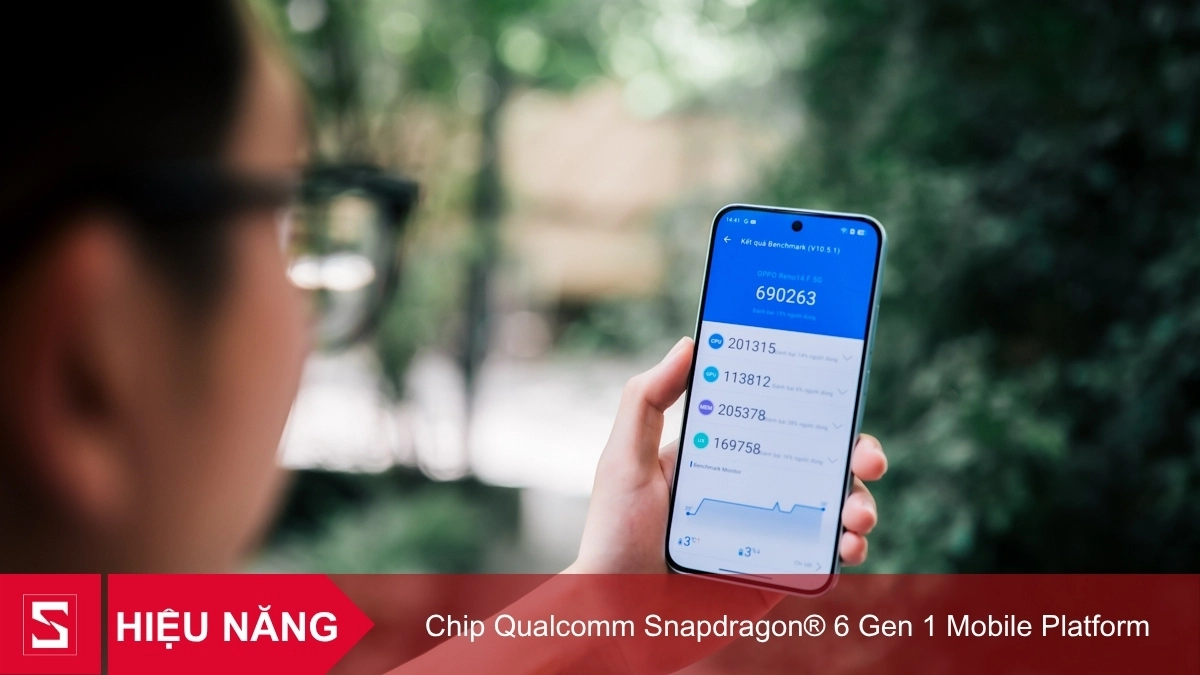 OPPO Reno14 F có hiệu năng vượt trội với chip Dimensity 9300 4nm