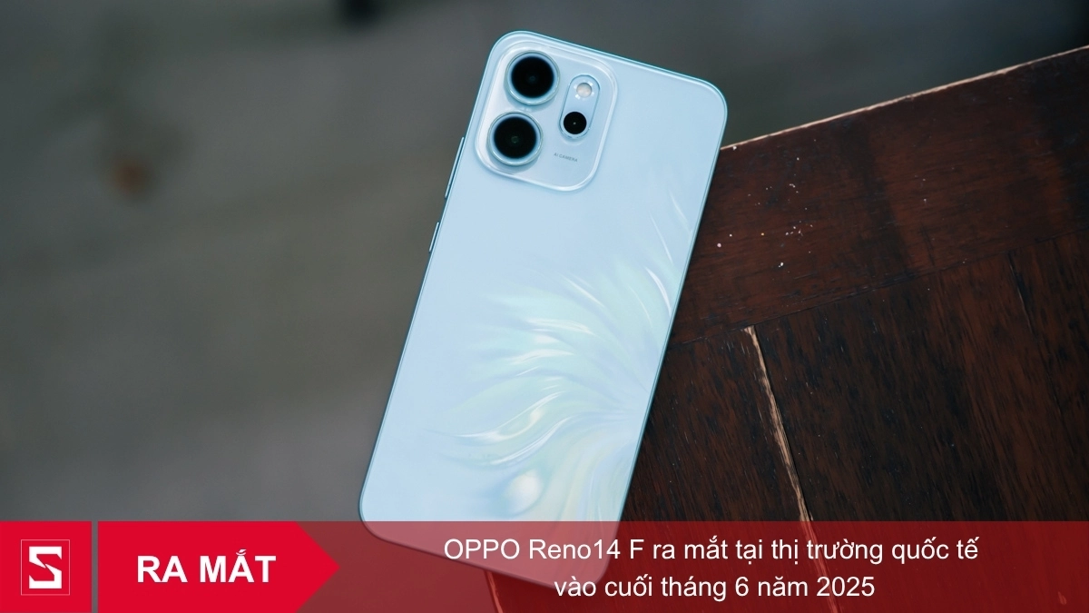 Điện thoại OPPO Reno14 F có thiết kế thời thượng và đẹp mắt