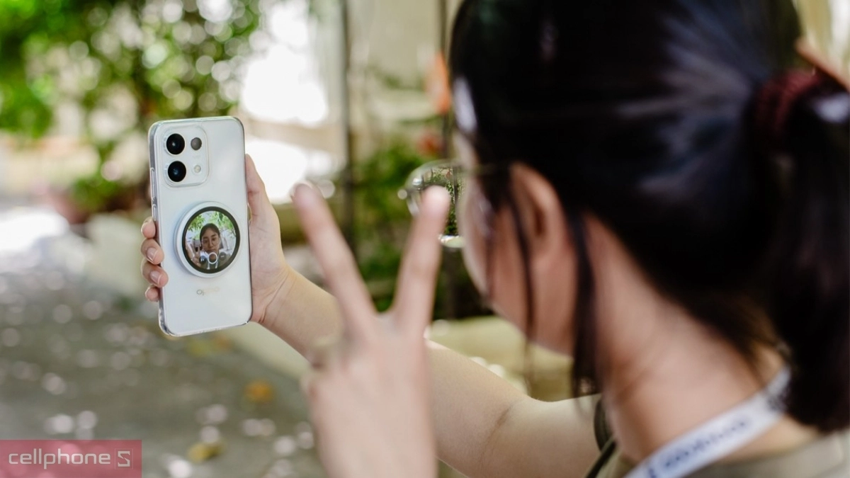 Phụ kiện OPPO Bubble gương thần chụp ảnh thời trang dành cho OPPO Reno16 F Phụ kiện OPPO Bubble gương thần chụp ảnh thời trang dành cho OPPO Reno16 F