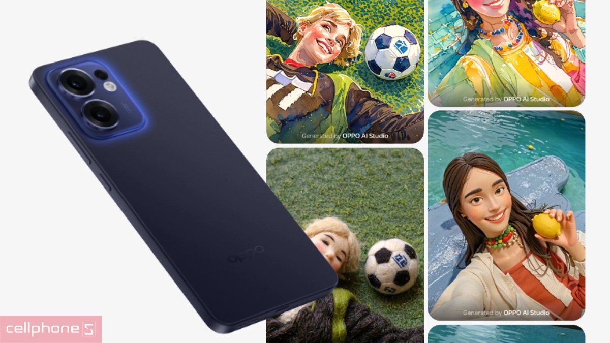 Hiệu ứng hình ảnh AI OPPO Reno13 F