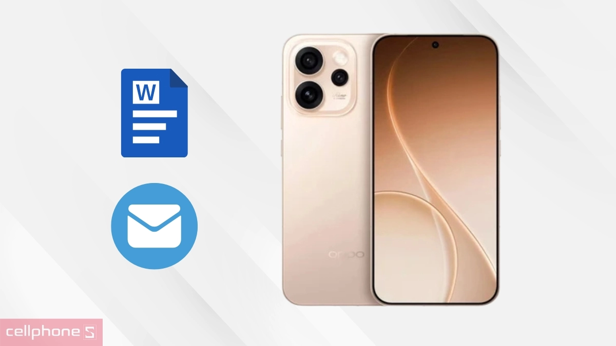 Hỗ trợ soạn thảoOPPO Reno15 F 