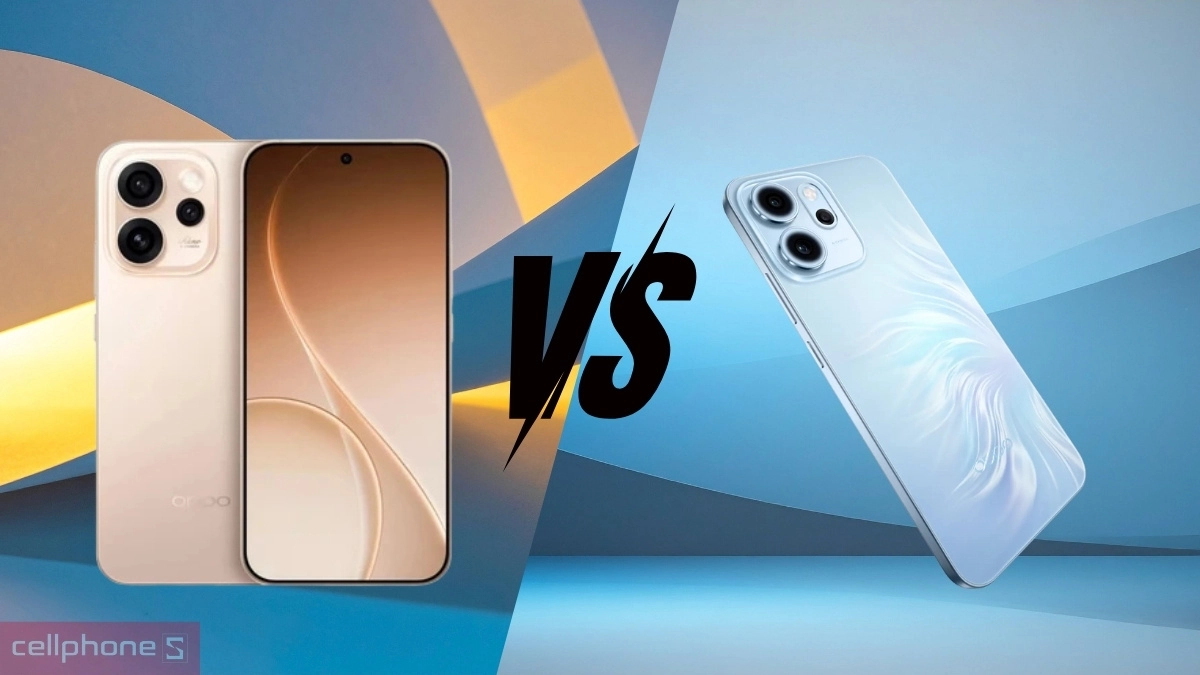 So sánh OPPO Reno15 F với OPPO Reno14 F