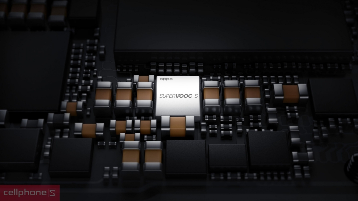 OPPO Reno10 Pro Plus+ tích hợp chip SUPERVOOC S quản lý năng lượng