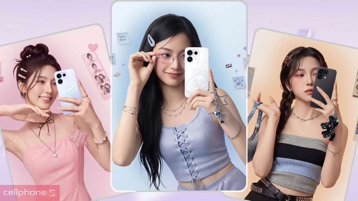Trải nghiệm chụp ảnh selfie sắc nét với các phiên bản màu sắc thời trang của OPPO Reno 16F Trải nghiệm chụp ảnh selfie sắc nét với các phiên bản màu sắc thời trang của OPPO Reno 16F