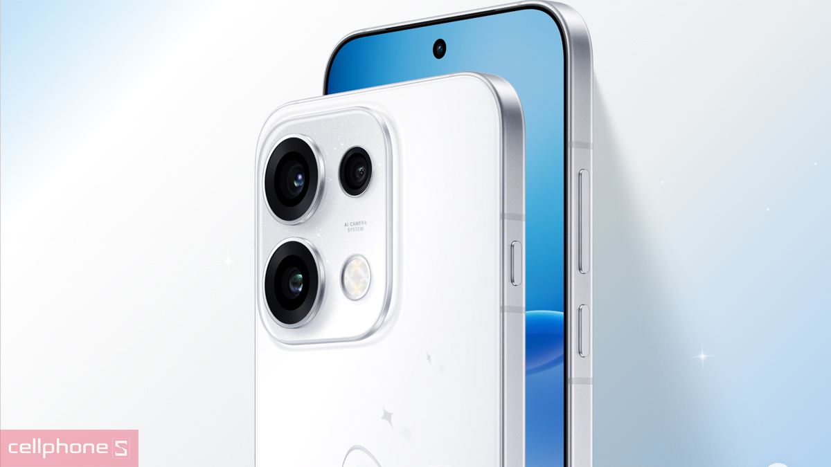 OPPO Reno16 Pro có cụm ống kính sau có cấu trúc liền khối