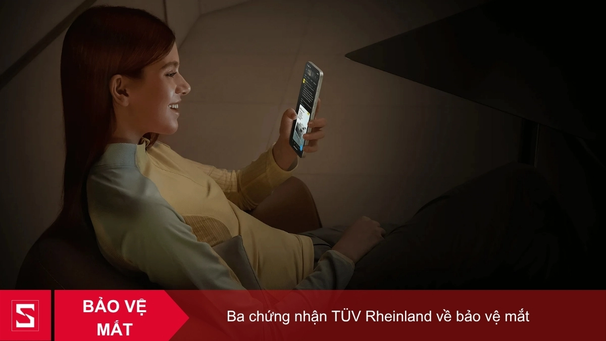 Ba chứng nhận TÜV Rheinland về bảo vệ mắt