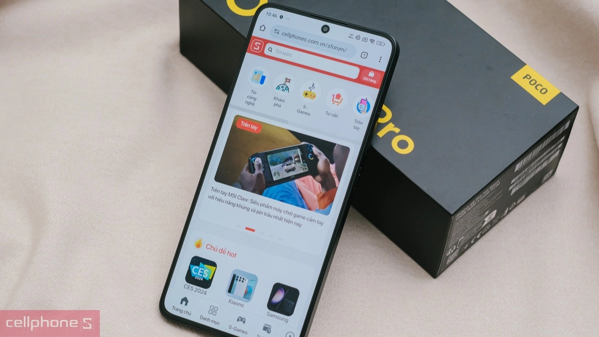 Kích thước POCO X6 series