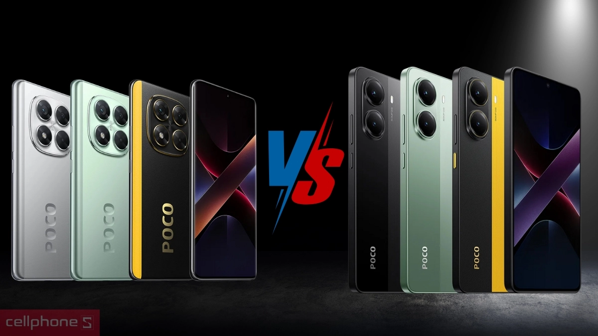So sánh POCO X7 Series