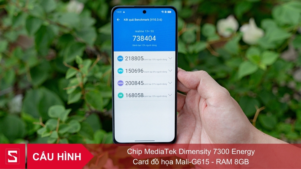 Cấu hình Realme 13 Plus 5G Dimensity 7300