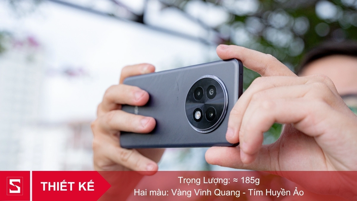 Thiết kế điện thoại Realme 13 Plus 5G