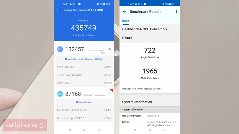 Hiệu năng realme 11