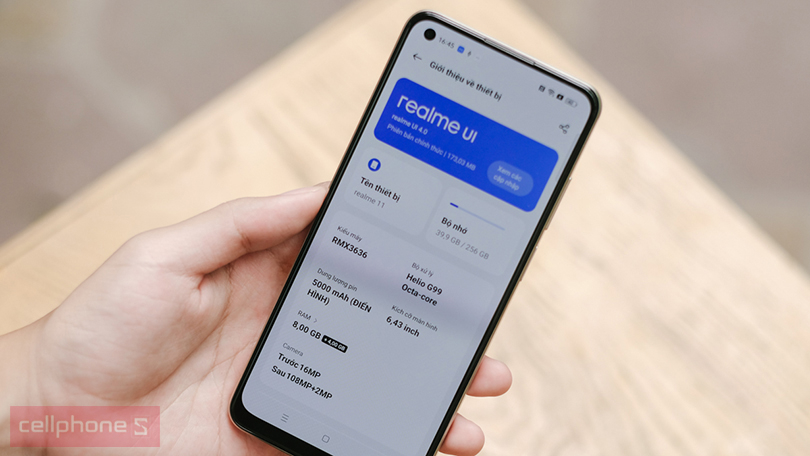 Realme 11 - Dẫn đầu cuộc chơi với hiệu năng vượt trội