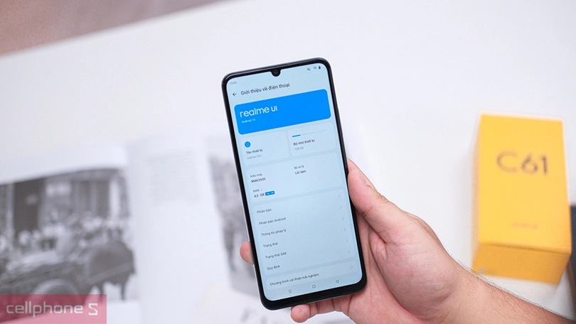 Cấu hình điện thoại realme C61
